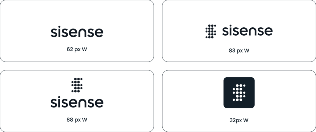 sisense logo minimun size
