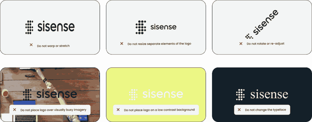 sisense logo misuse