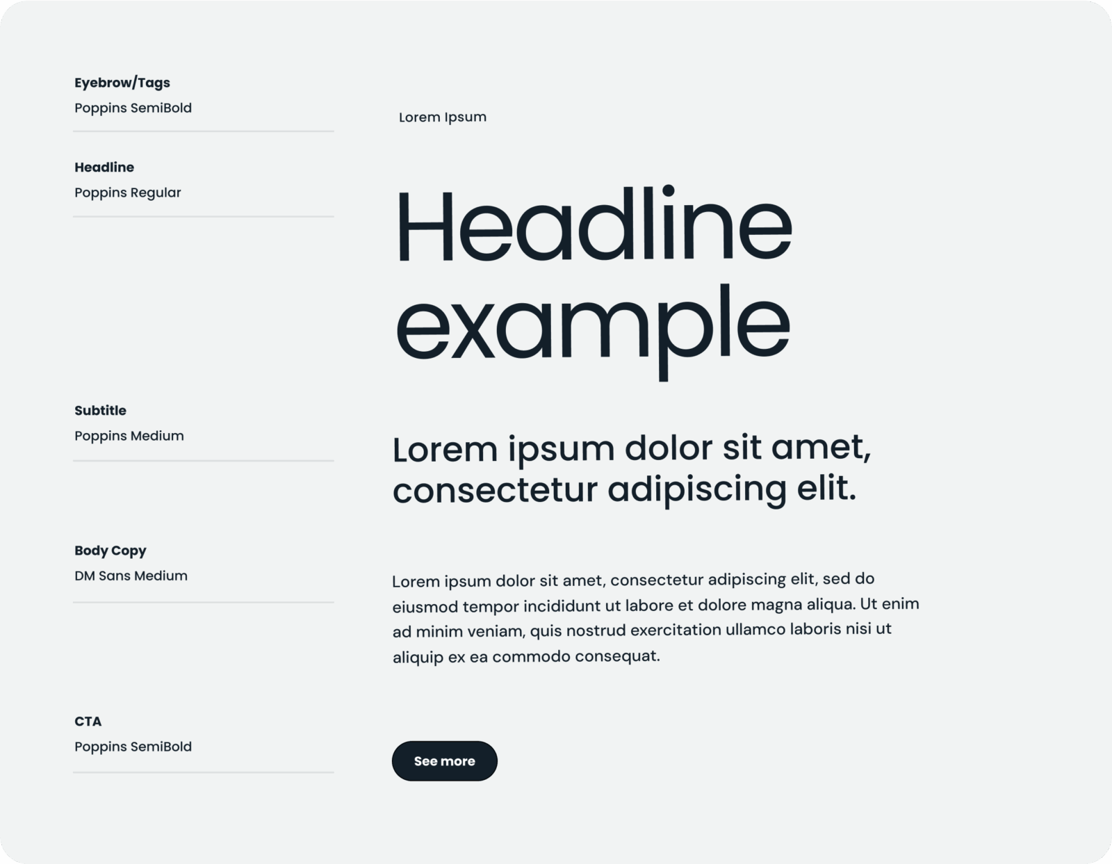 sisense typography hierarchy